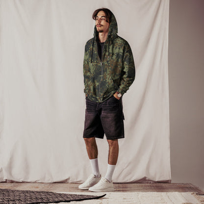 American Digital Dual-Tex Woodland CAMO Unisex zip hoodie - Zip Hoodies