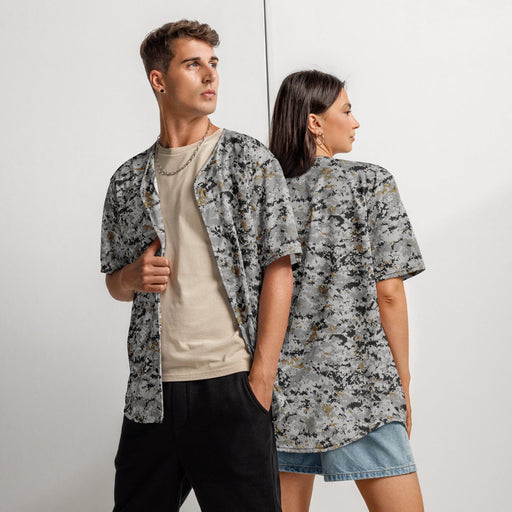 Digital Urban CAMO Unisex Baseball Jersey - 2XS