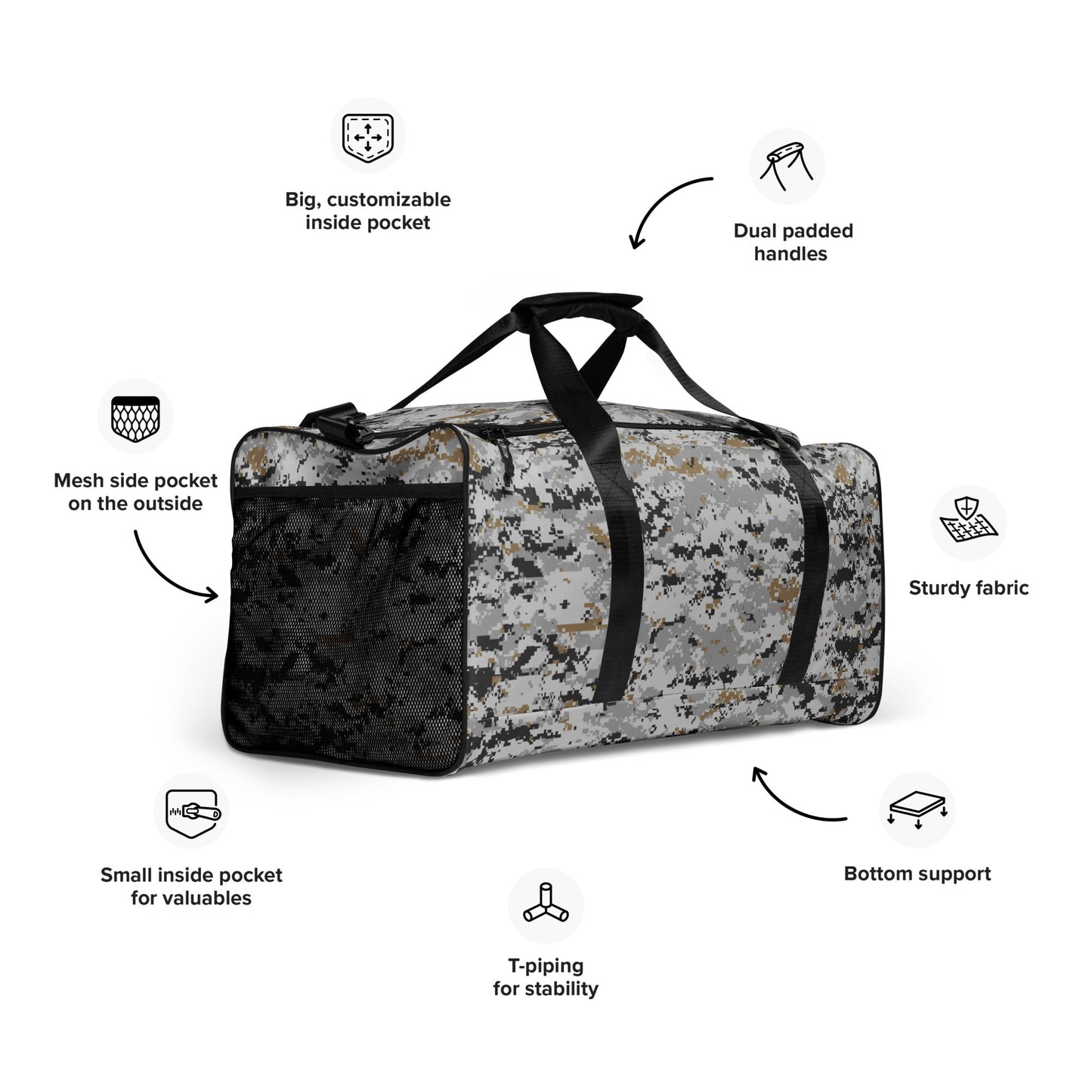 American Digital Urban CAMO Duffle bag - Bags