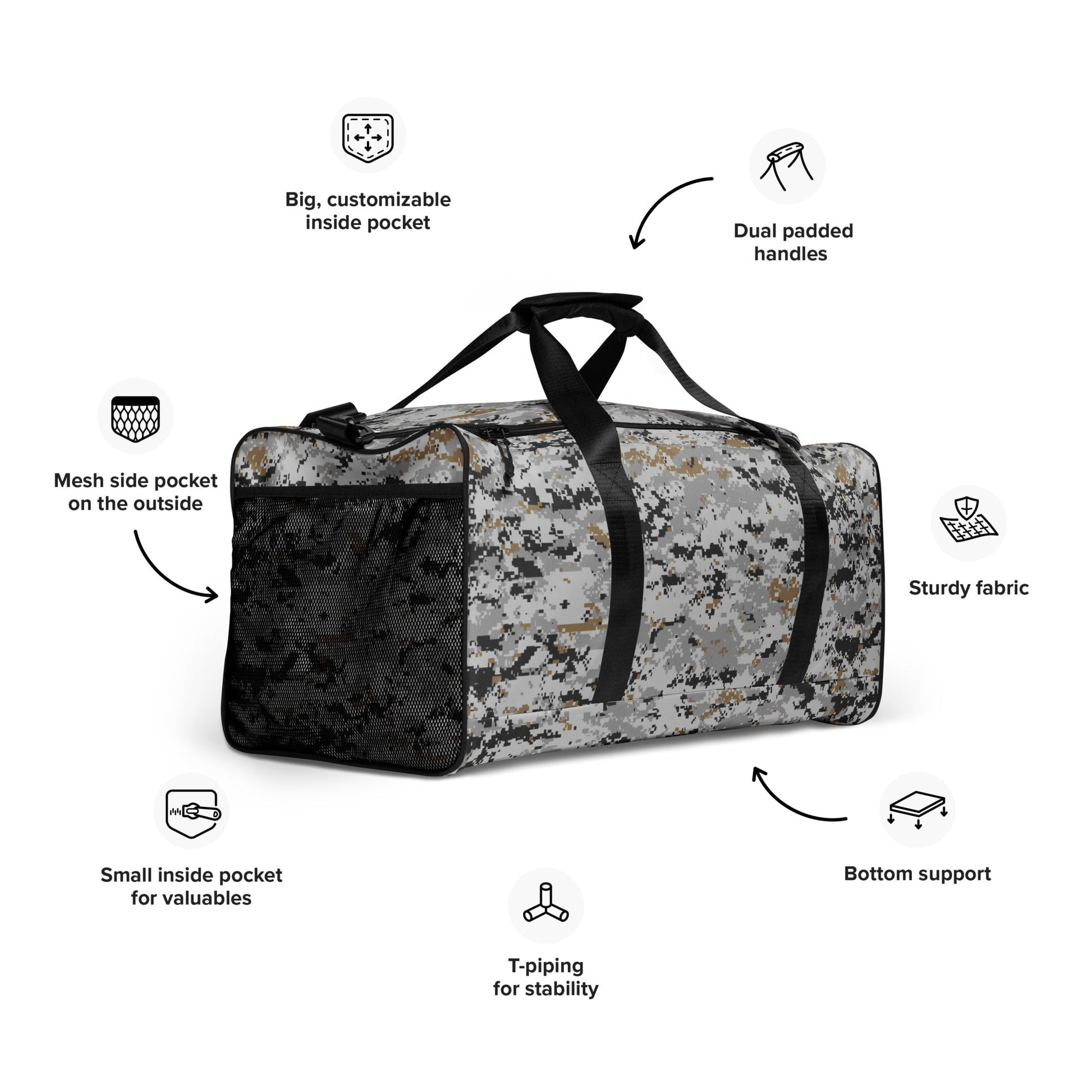 American Digital Urban CAMO Duffle bag - Bags