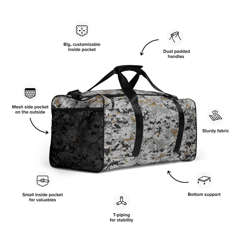 Digital Urban CAMO Duffle Bag