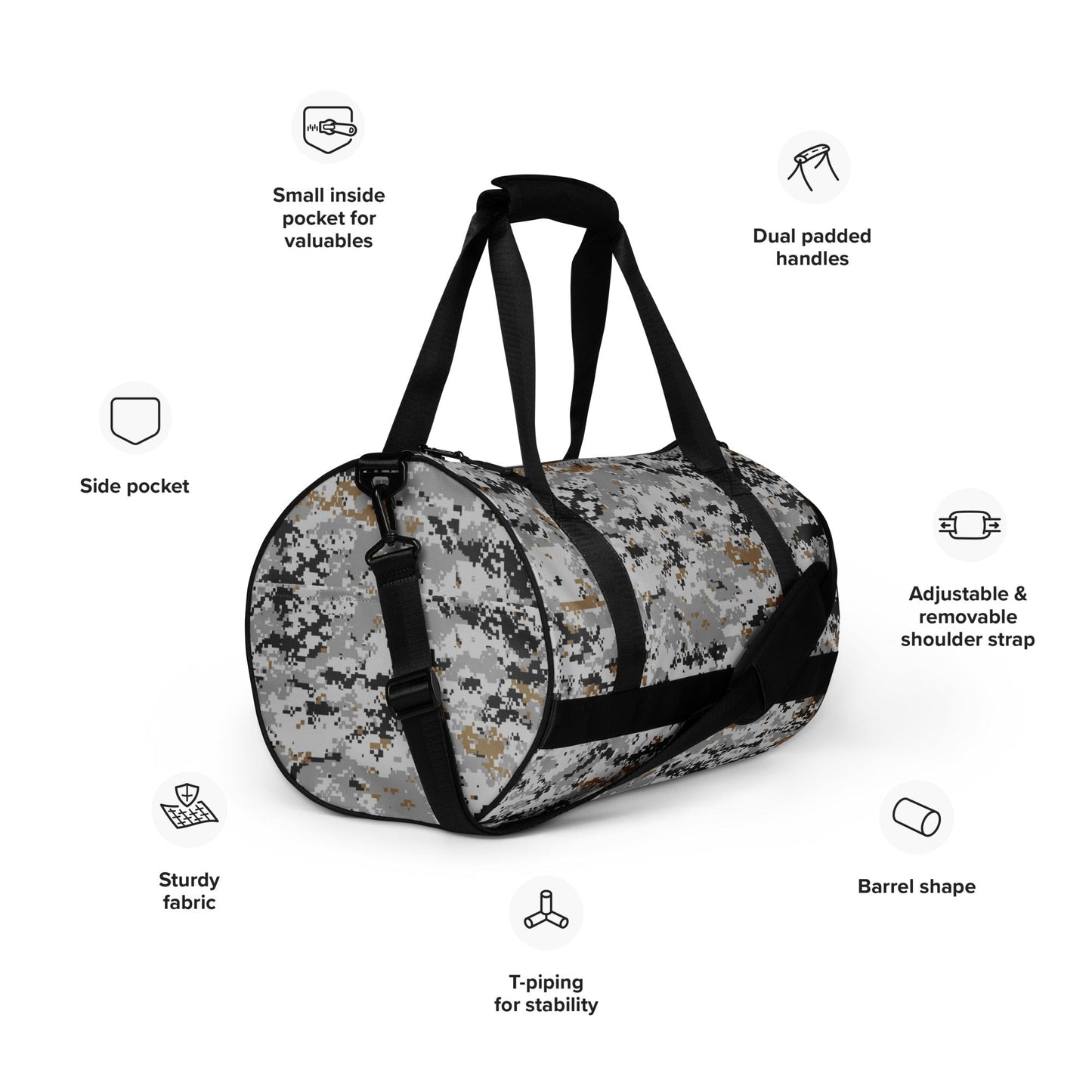 American Digital Urban CAMO gym bag - Gym Bags