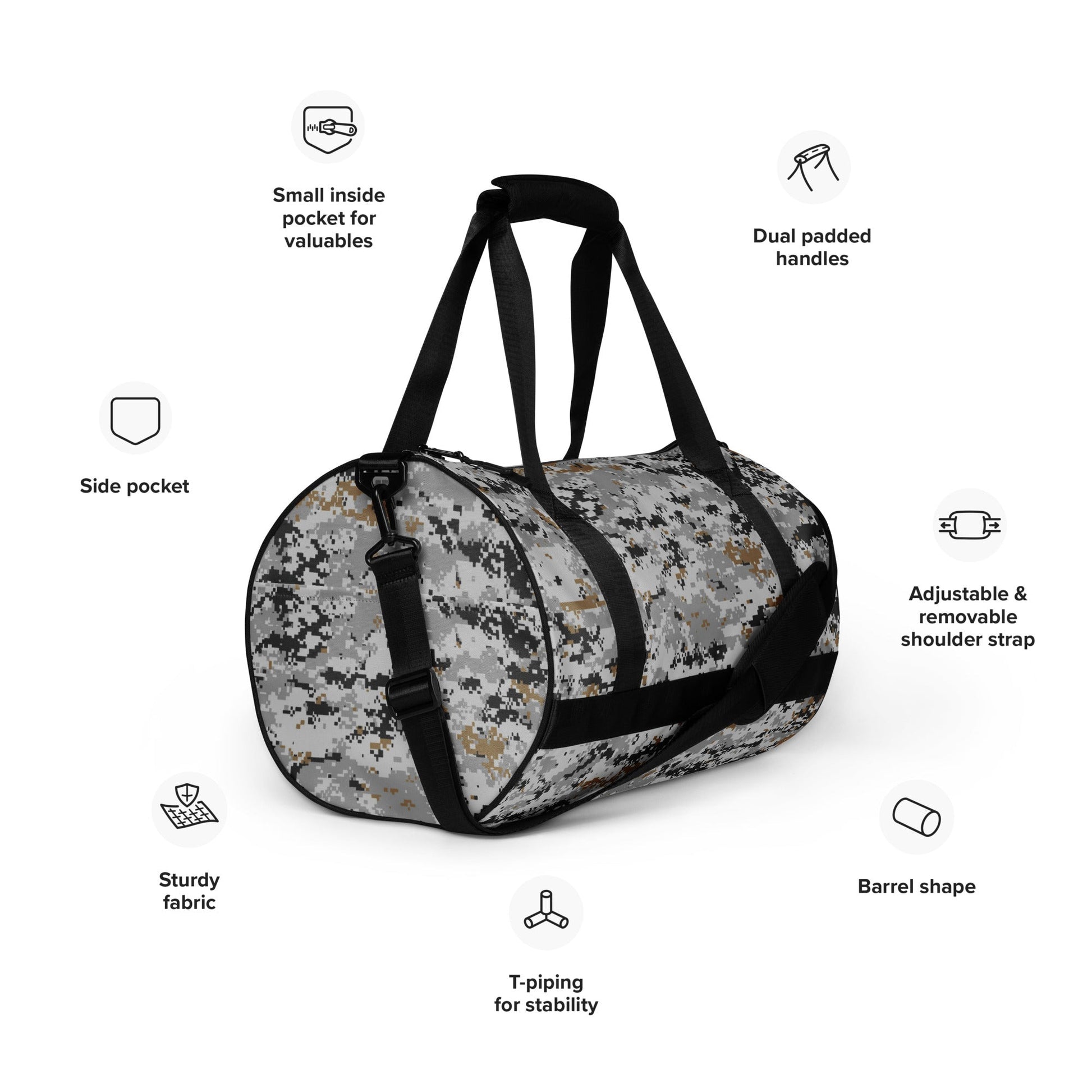 American Digital Urban CAMO gym bag - Gym Bags