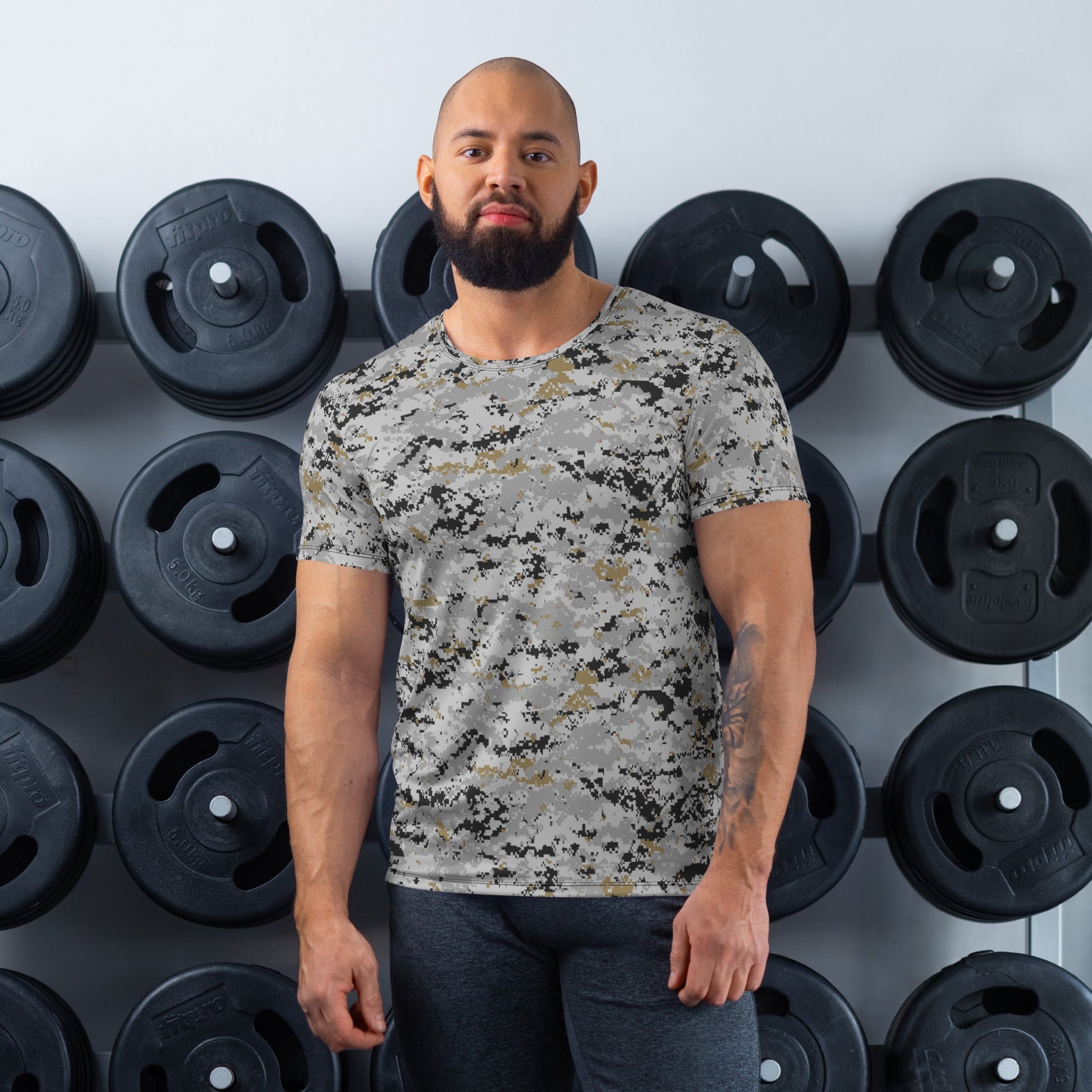 American Digital Urban CAMO Mens Athletic T-shirt - XS - T-Shirts
