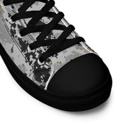 Digital Urban CAMO Mens High-Top Canvas Shoes