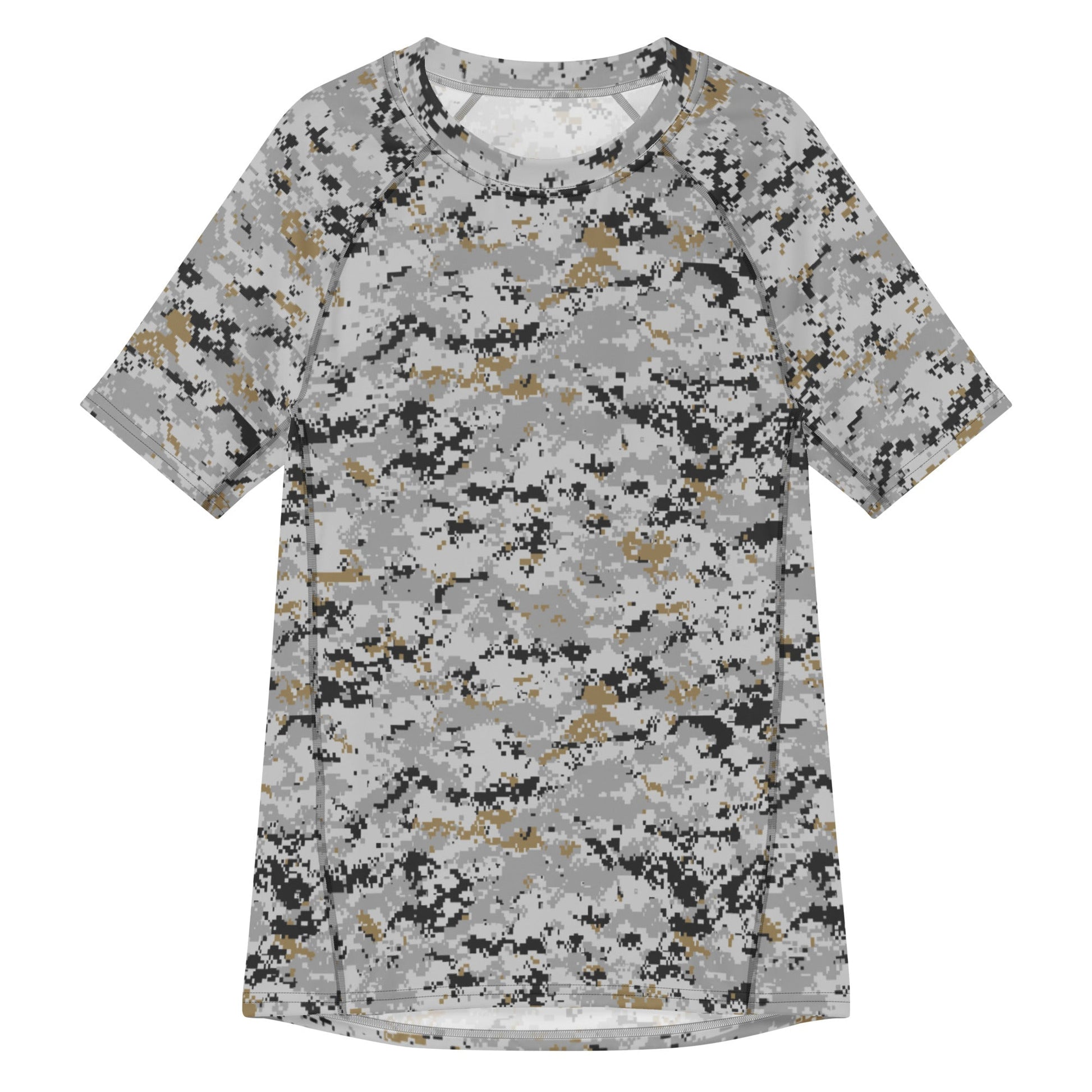 American Digital Urban CAMO Mens Short-Sleeve Rash Guard - 2XS - Short-sleeve Guards