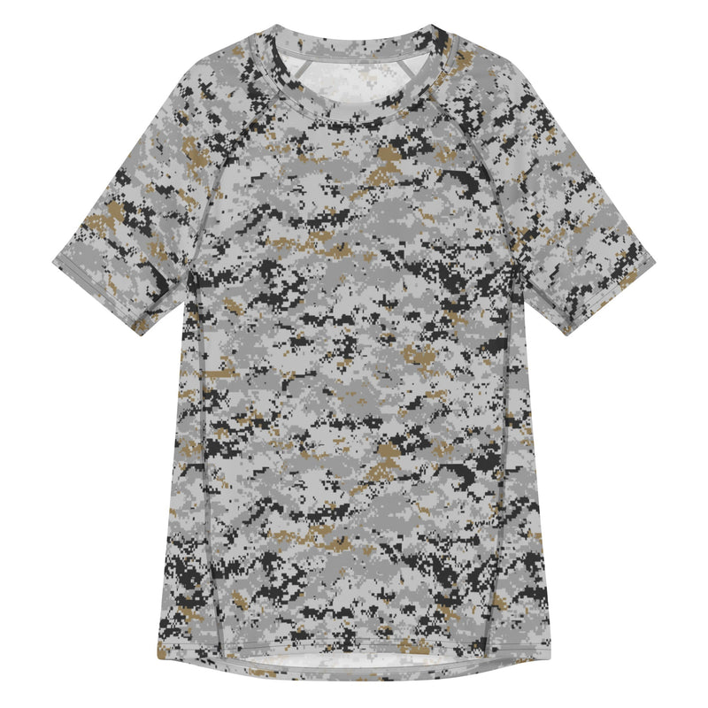 Digital Urban CAMO Mens Short-Sleeve Rash Guard - 2XS - SS
