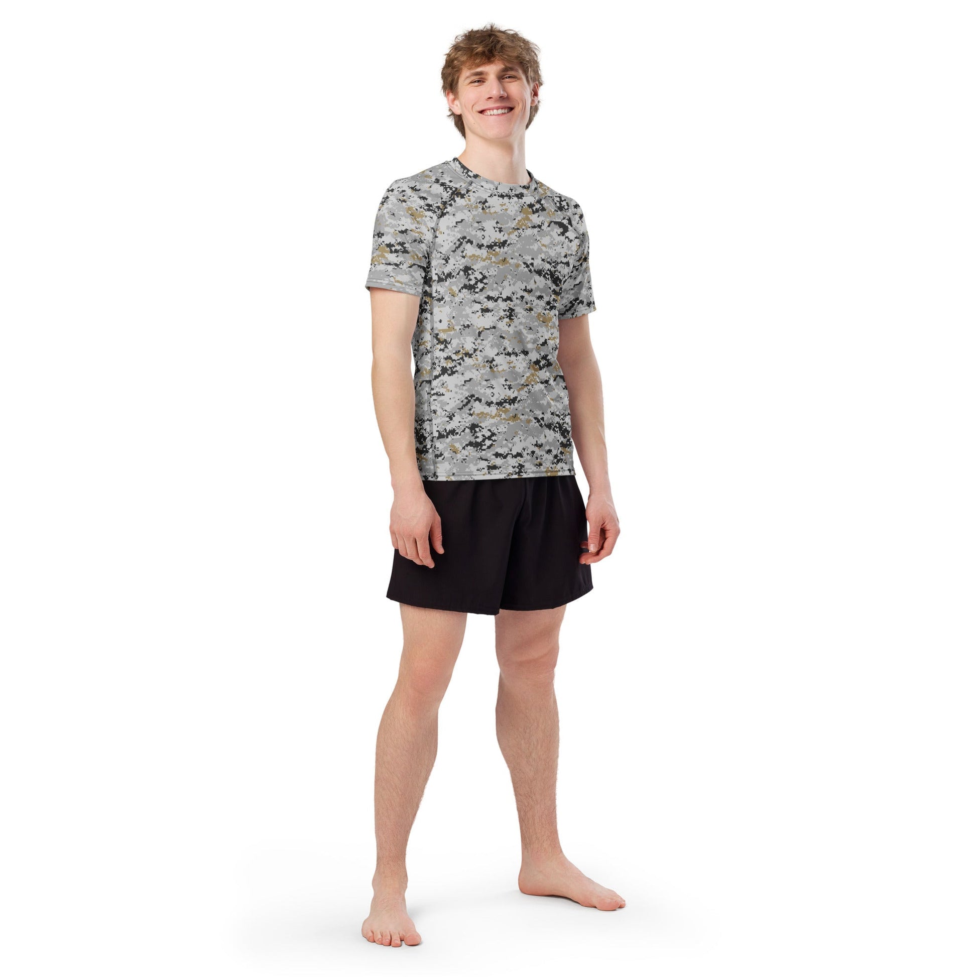 American Digital Urban CAMO Mens Short-Sleeve Rash Guard - Short-sleeve Guards
