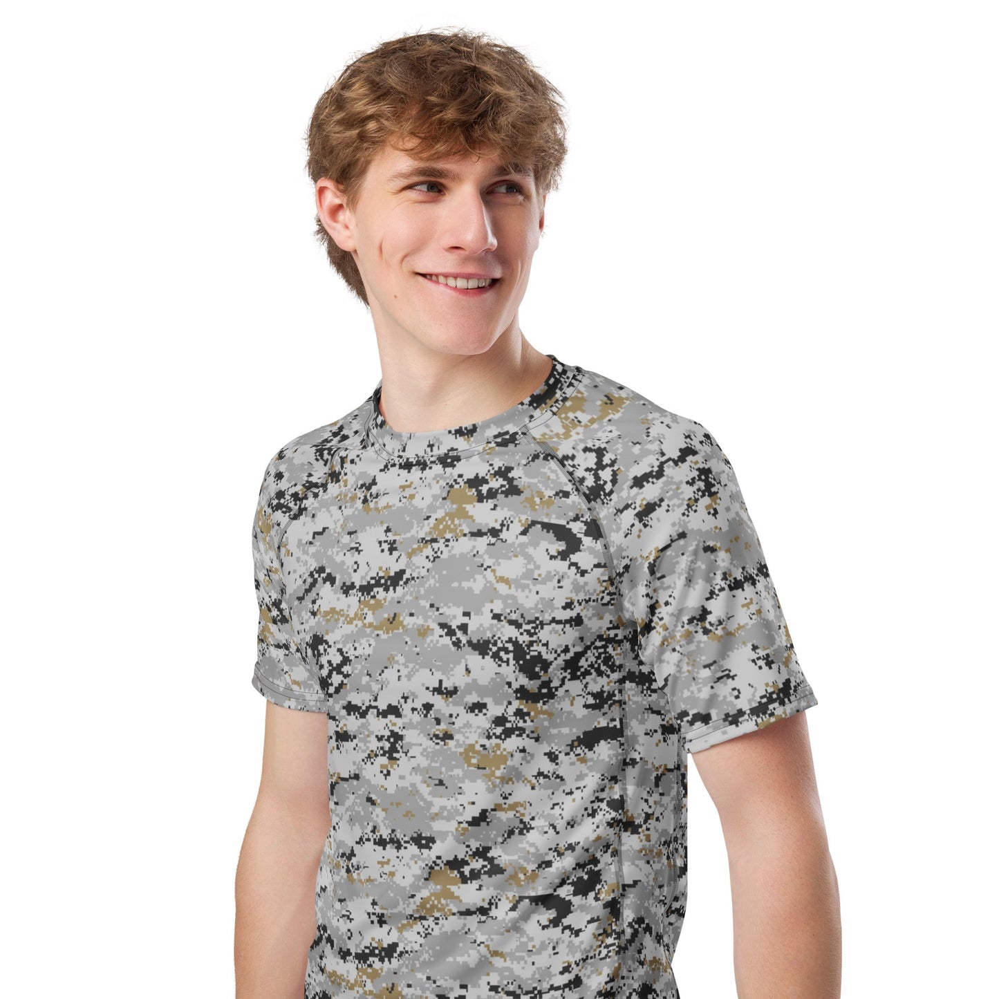American Digital Urban CAMO Mens Short-Sleeve Rash Guard - Short-sleeve Guards