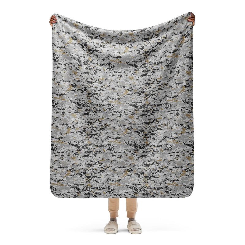 Digital Urban CAMO Sherpa Blanket - 50″×60″
