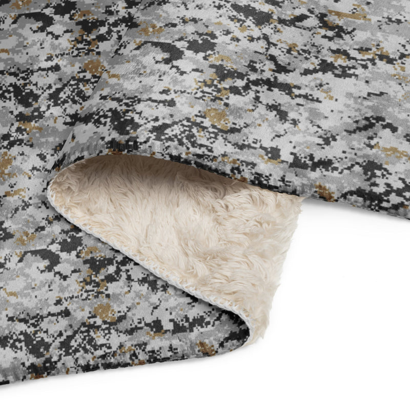 Digital Urban CAMO Sherpa Blanket