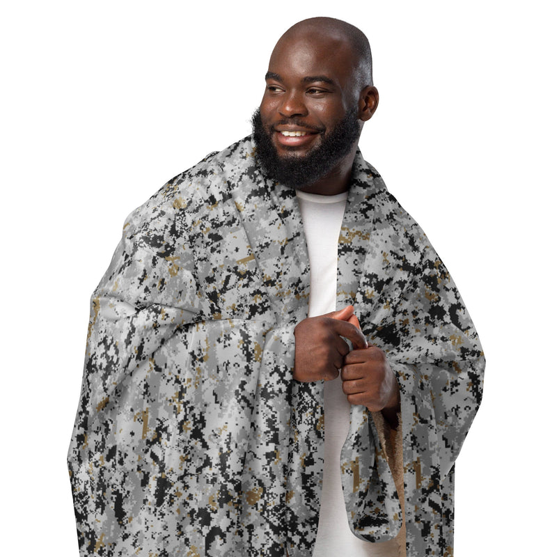Digital Urban CAMO Sherpa Blanket