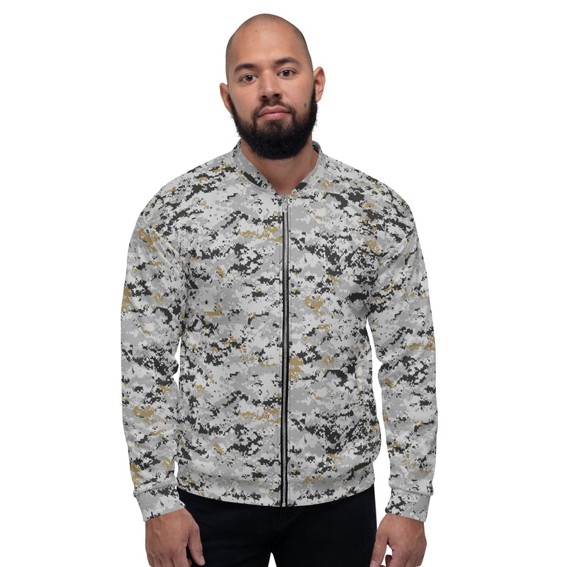 Digital Urban CAMO Unisex Bomber Jacket