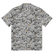 Digital Urban CAMO Unisex Short-Sleeve Button Shirt - 2XS - Button-Up
