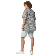 Digital Urban CAMO Unisex Short-Sleeve Button Shirt - Button-Up