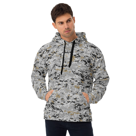 American Digital Urban CAMO Unisex Hoodie - 2XS - Hoodies