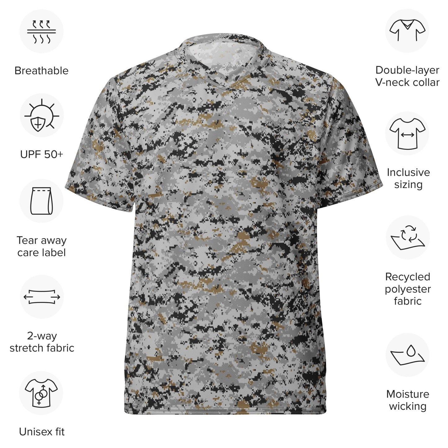 American Digital Urban CAMO unisex sports jersey Sports Jerseys