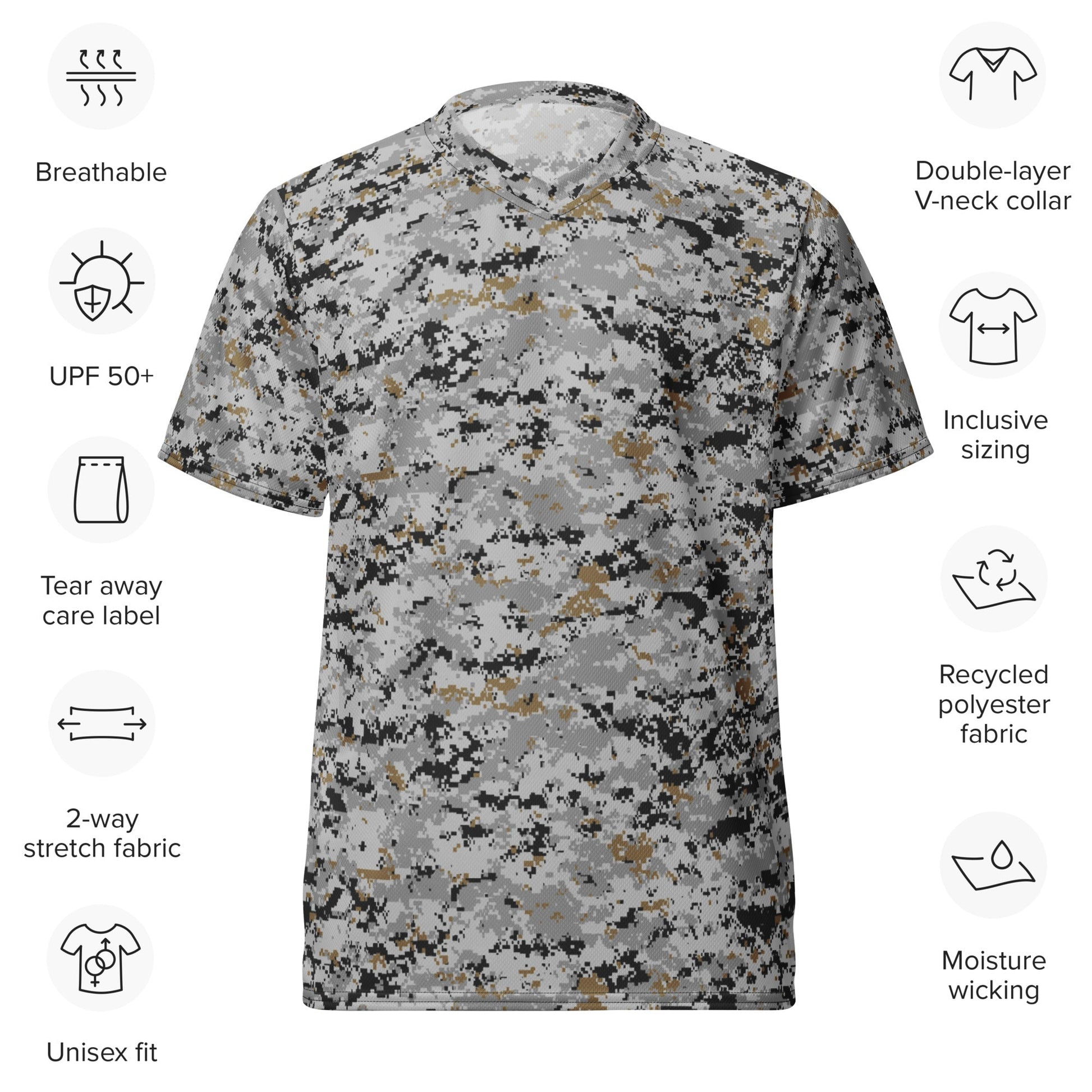 American Digital Urban CAMO unisex sports jersey Sports Jerseys