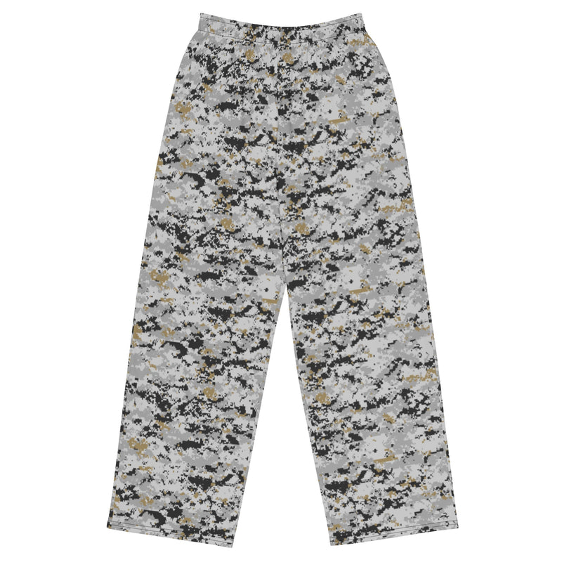 Digital Urban CAMO Unisex Wide-Leg Leisure Pants - 2XS - Pant