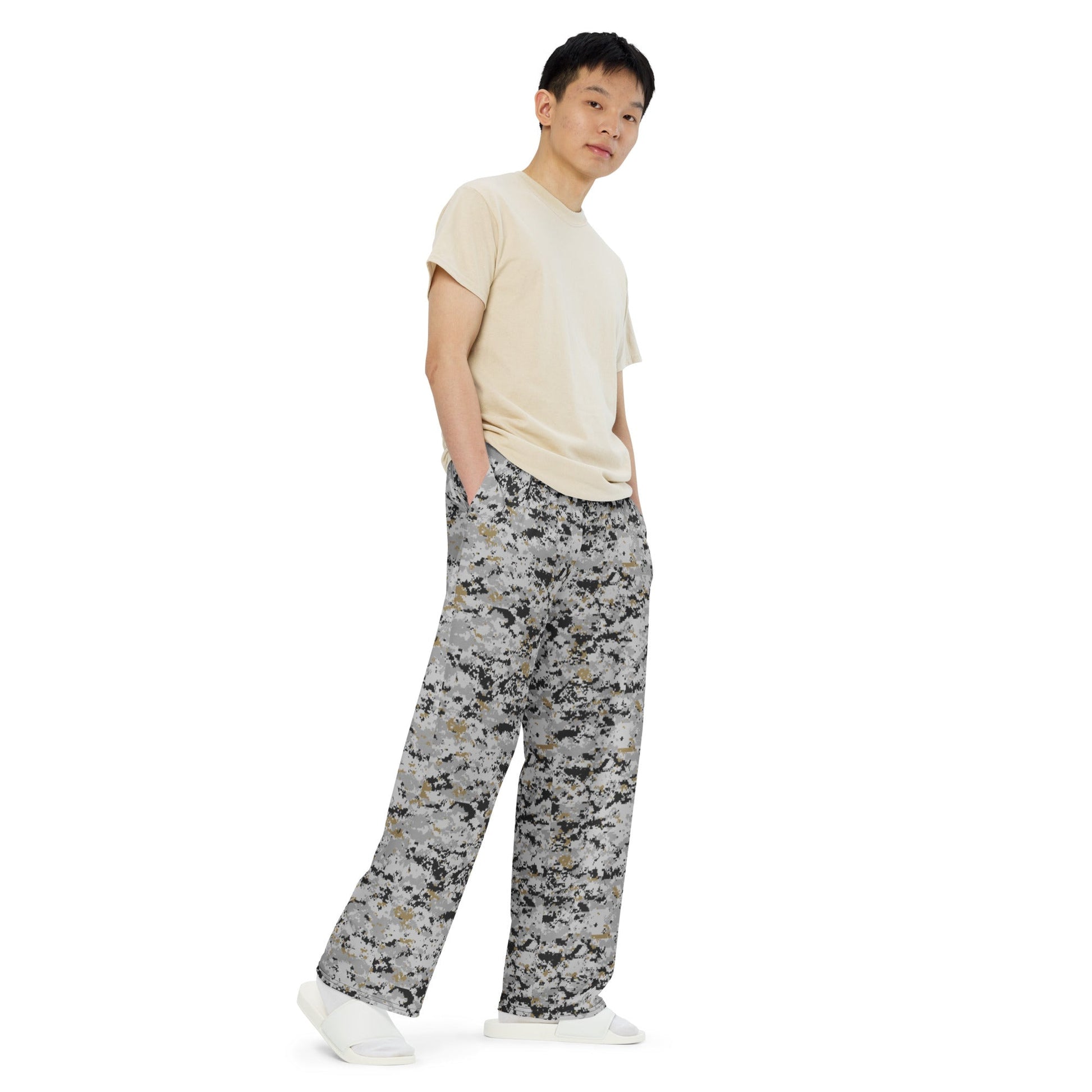 American Digital Urban CAMO unisex wide-leg pants - Wide-leg Pants