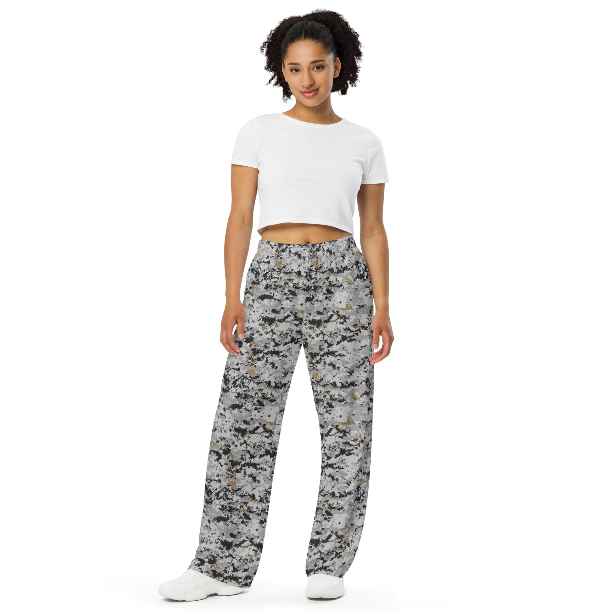 American Digital Urban CAMO unisex wide-leg pants - Wide-leg Pants