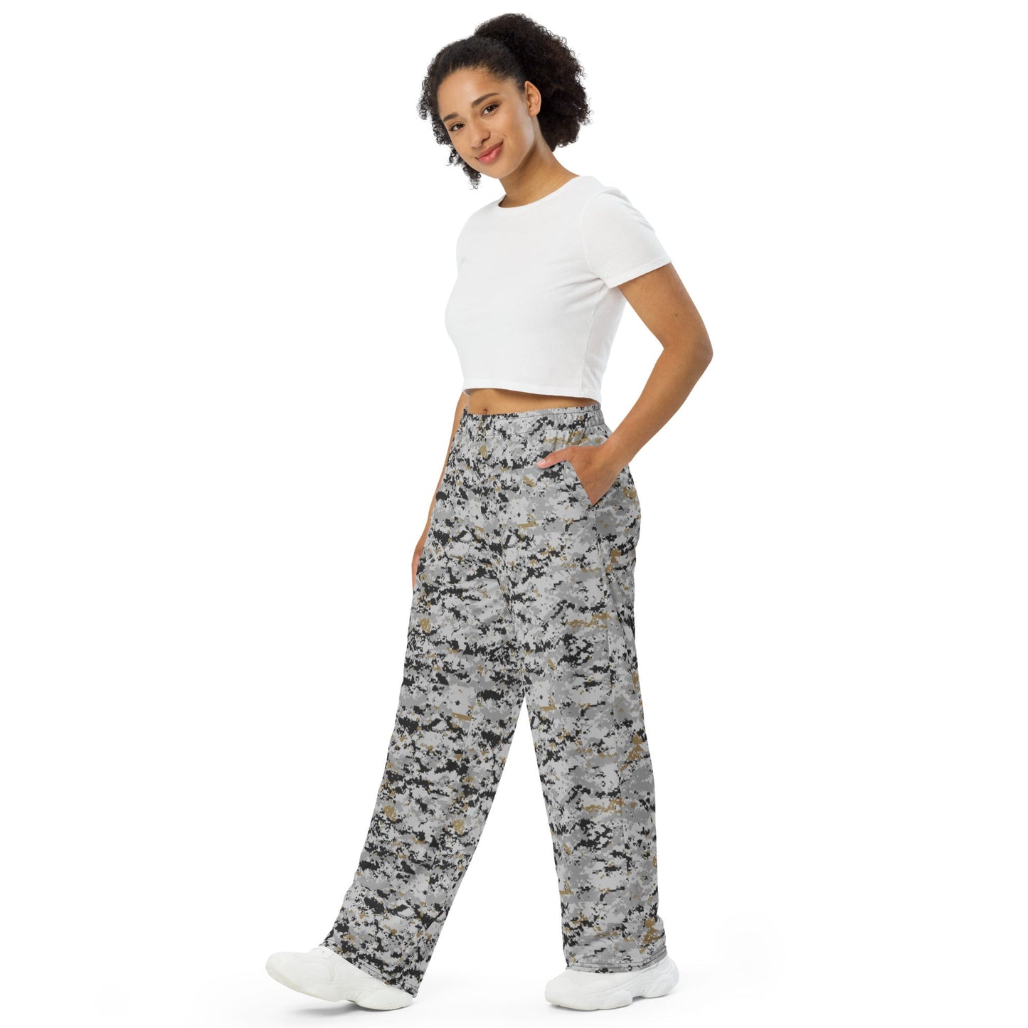 American Digital Urban CAMO unisex wide-leg pants - Wide-leg Pants