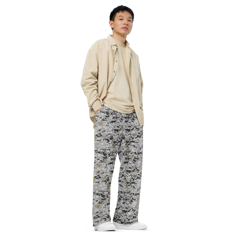 Digital Urban CAMO Unisex Wide-Leg Leisure Pants - Pant