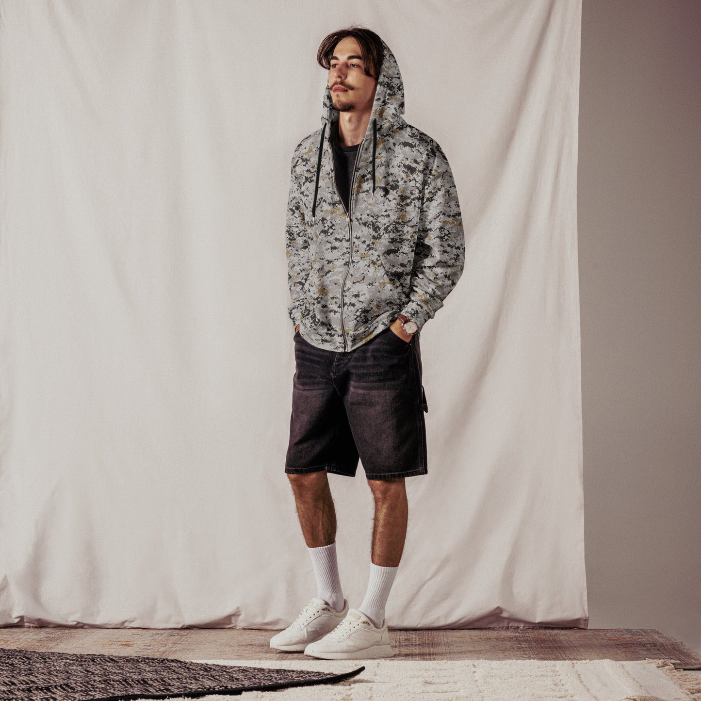 American Digital Urban CAMO Unisex zip hoodie Zip Hoodies