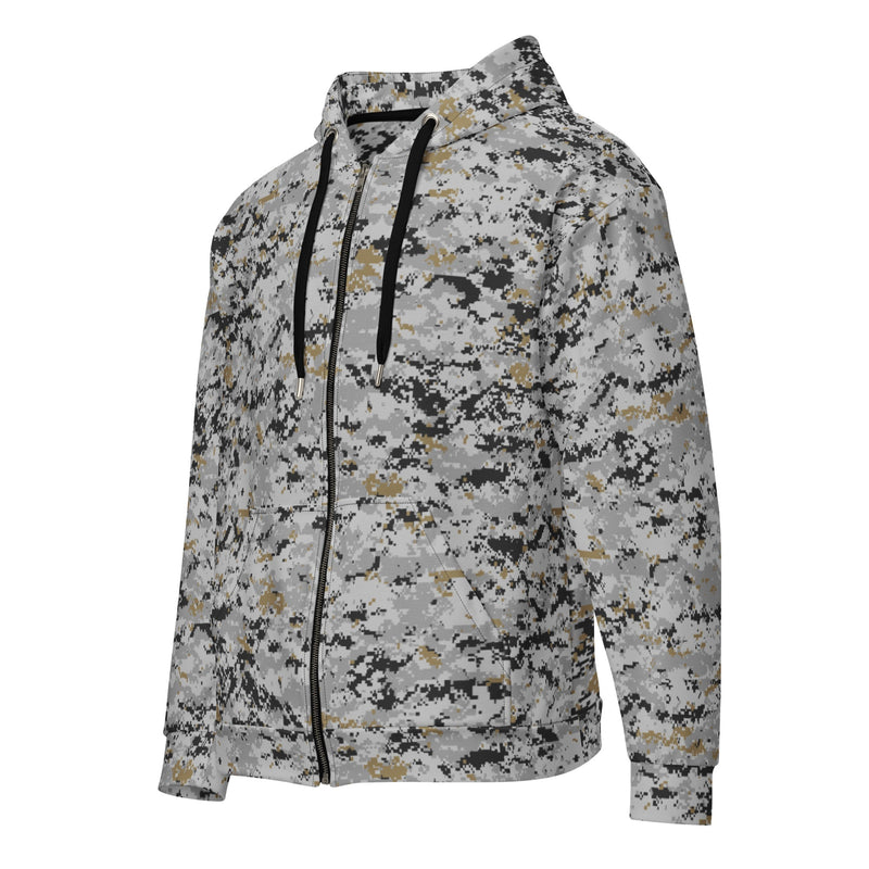 Digital Urban CAMO Unisex Zip Hoodie