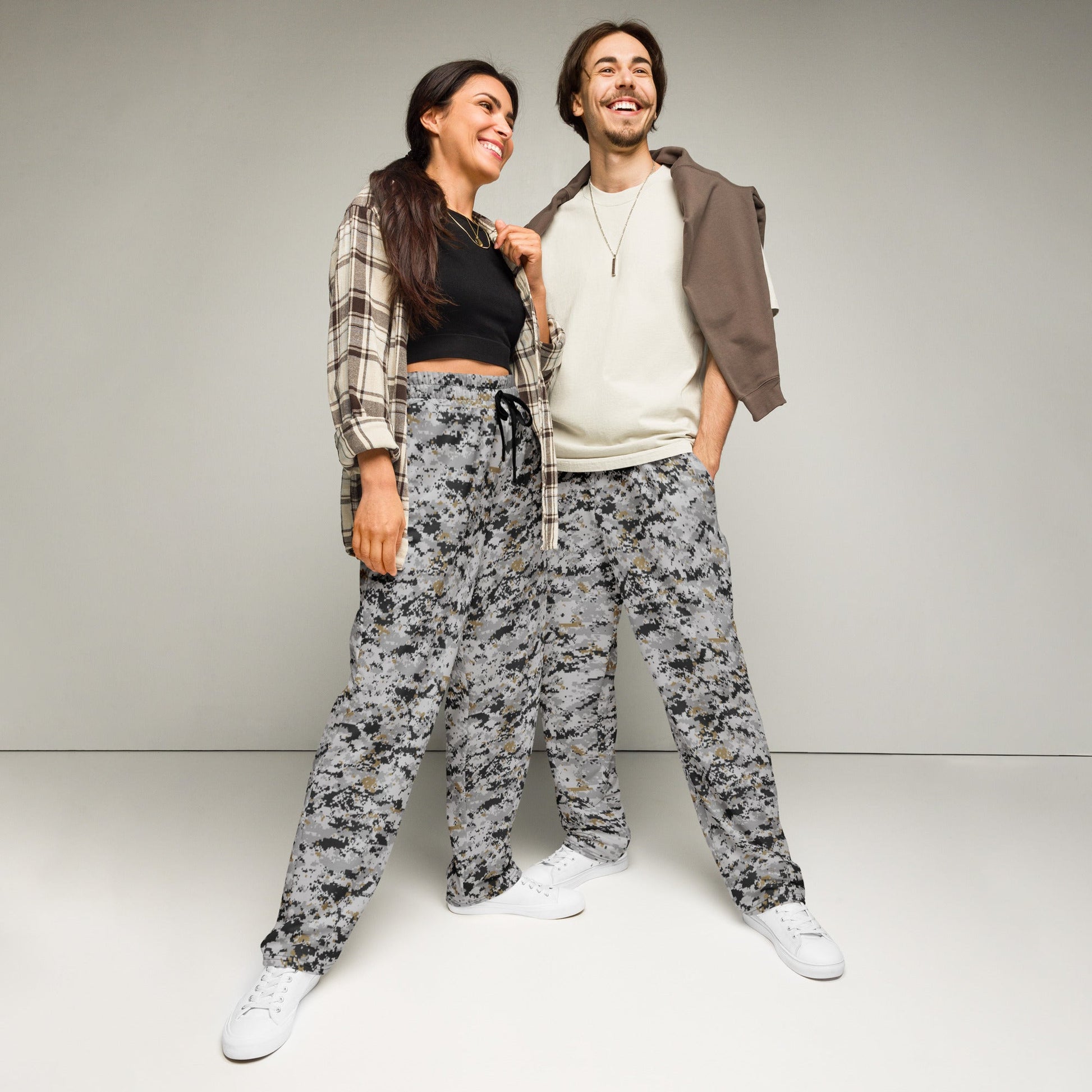 American Digital Urban CAMO Wide-leg joggers - 2XS - Joggers