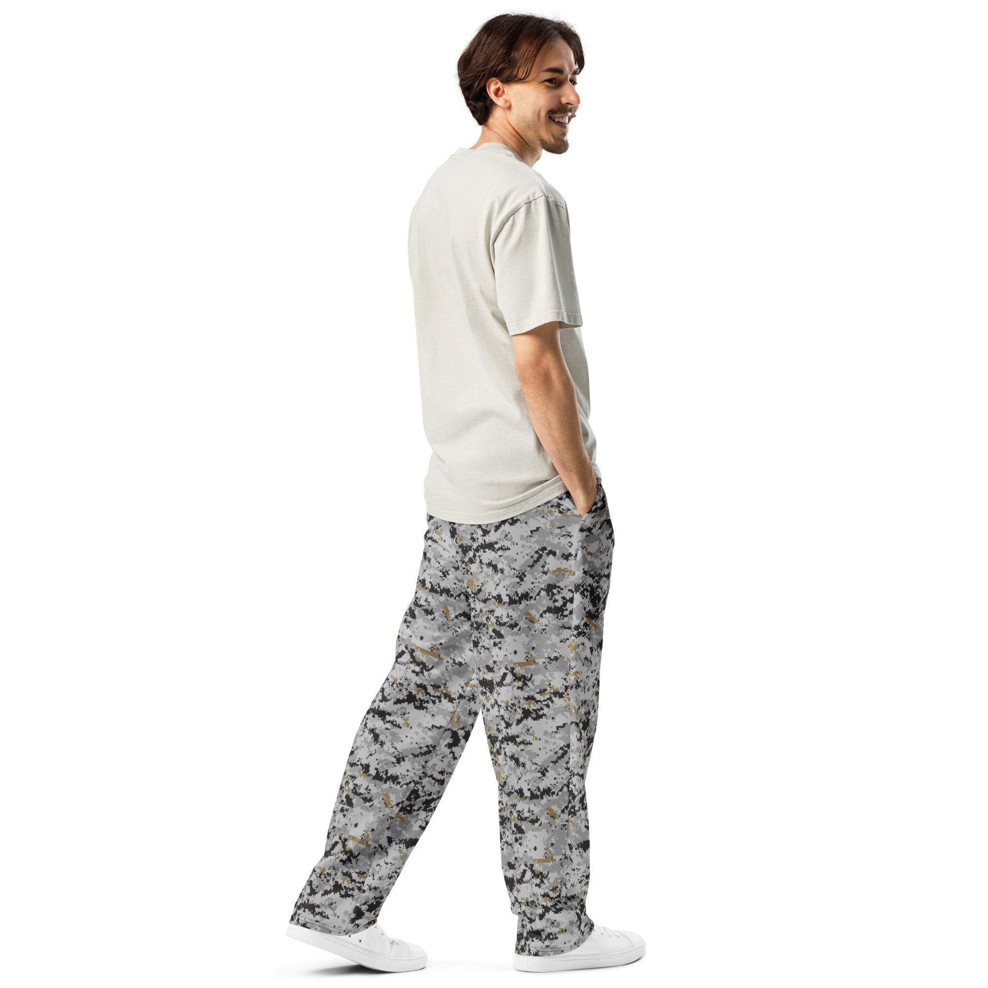 American Digital Urban CAMO Wide-leg joggers - Joggers
