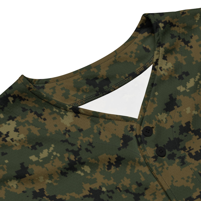 Digital Woodland CAMO Unisex Baseball Jersey