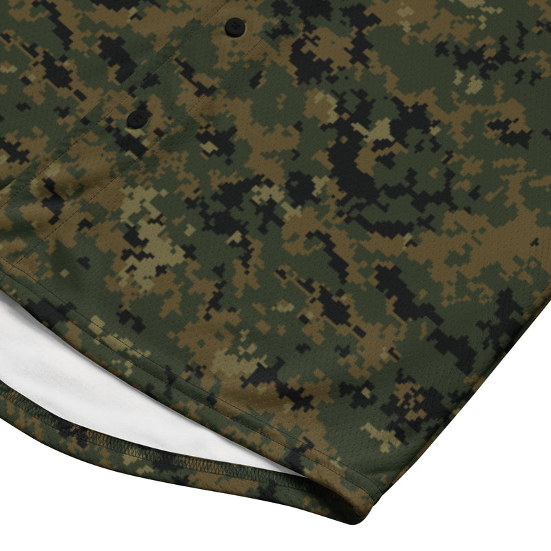 Digital Woodland CAMO Unisex Baseball Jersey