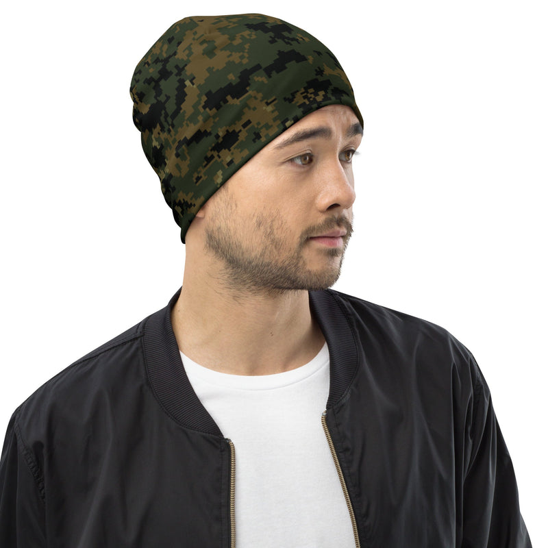 Digital Woodland CAMO Beanie - Head