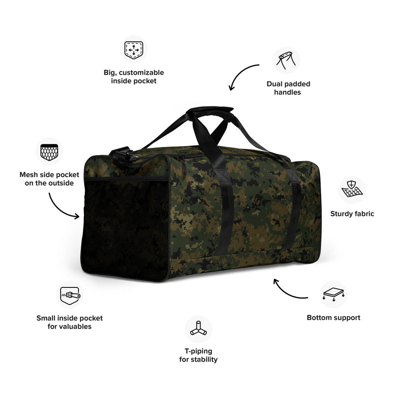 Digital Woodland CAMO Duffle Bag