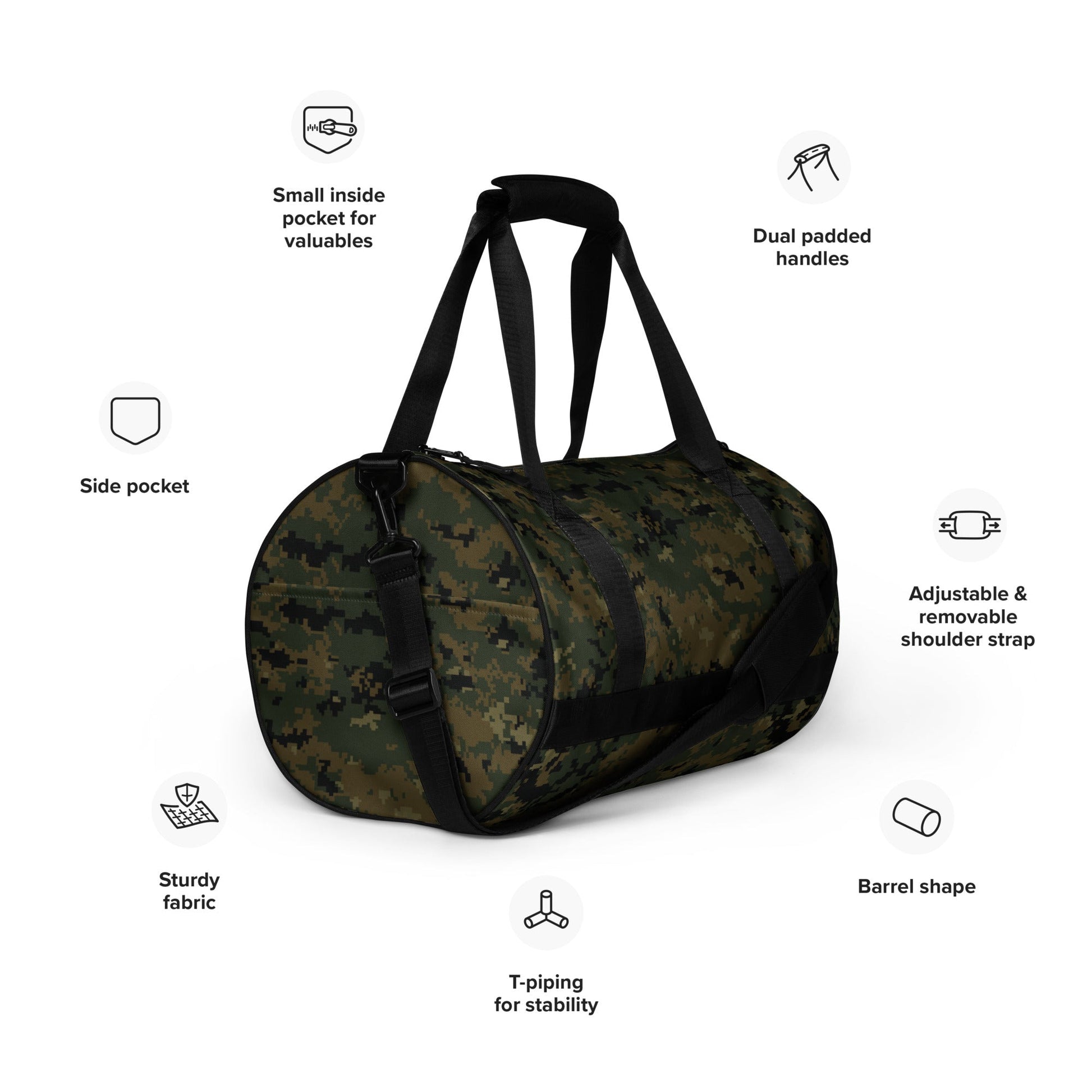American Digital Woodland CAMO gym bag - Gym Bags