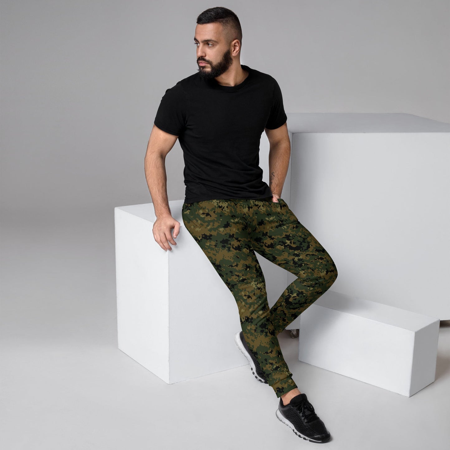 American Digital Woodland CAMO Mens Joggers - XS
