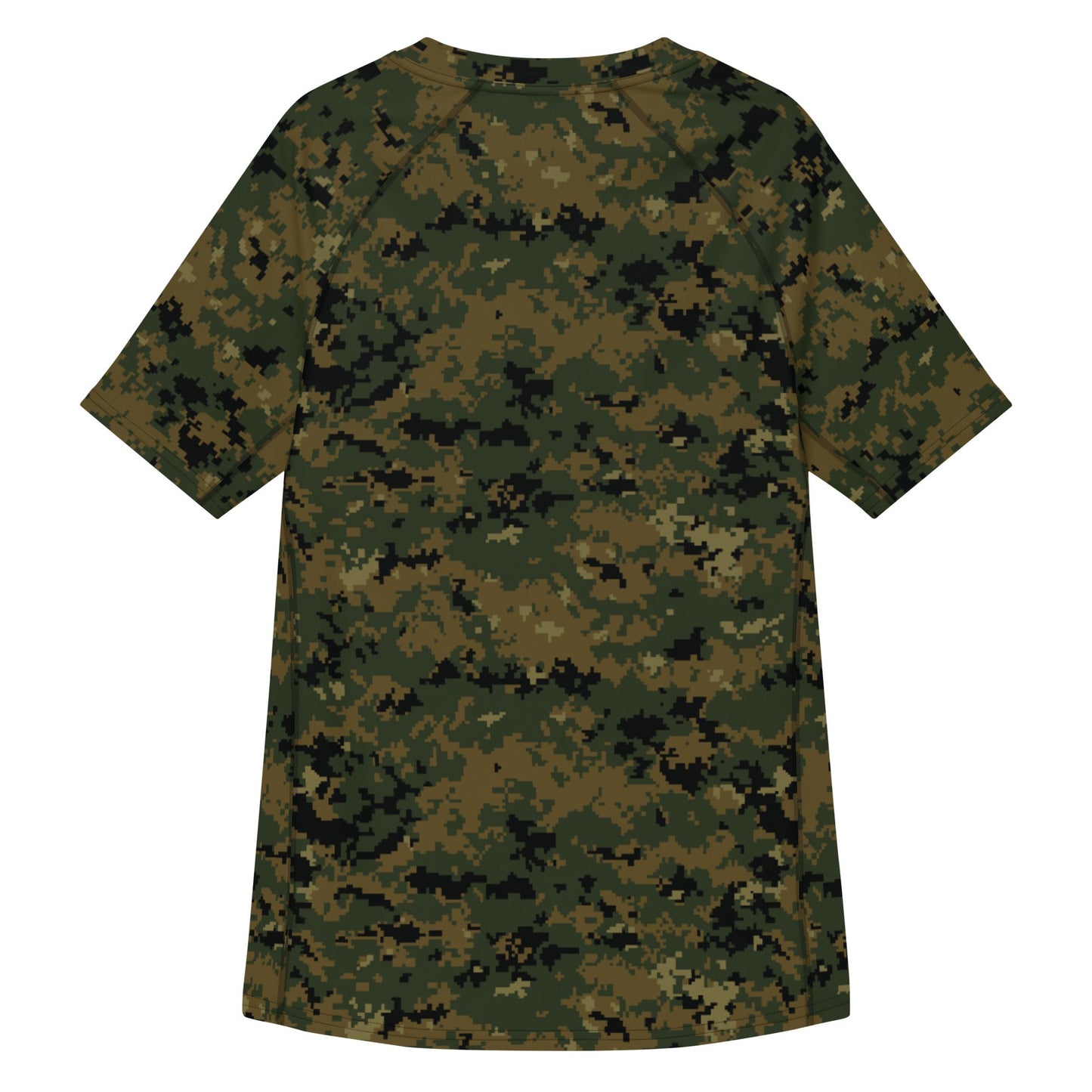 American Digital Woodland CAMO Mens Short-Sleeve Rash Guard - Short-sleeve Guards