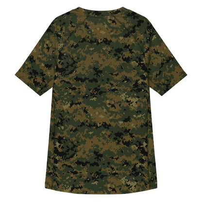 American Digital Woodland CAMO Mens Short-Sleeve Rash Guard - Short-sleeve Guards