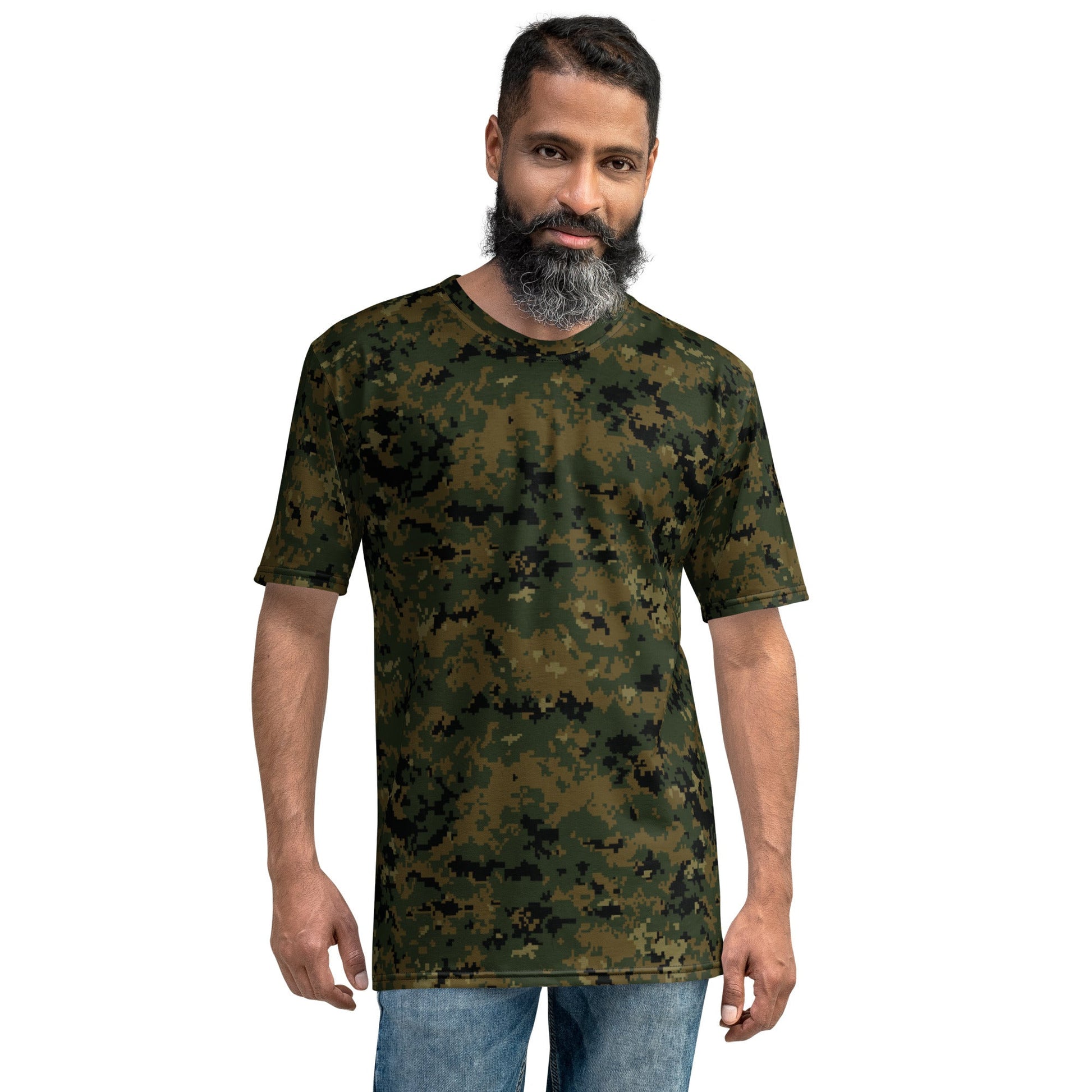 American Digital Woodland CAMO Mens T shirt Shirts