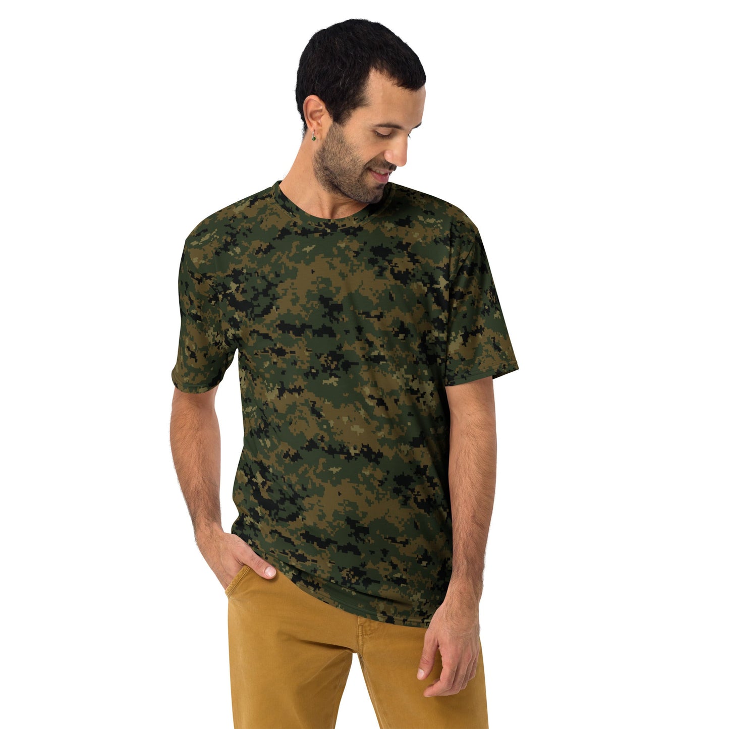 American Digital Woodland CAMO Mens T shirt Shirts