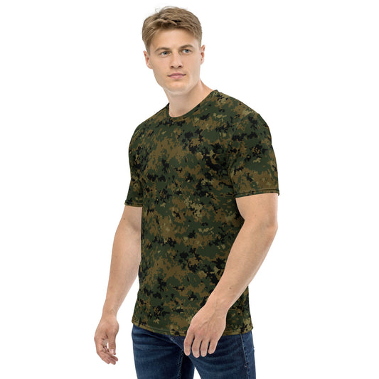 American Digital Woodland CAMO Mens T shirt Shirts