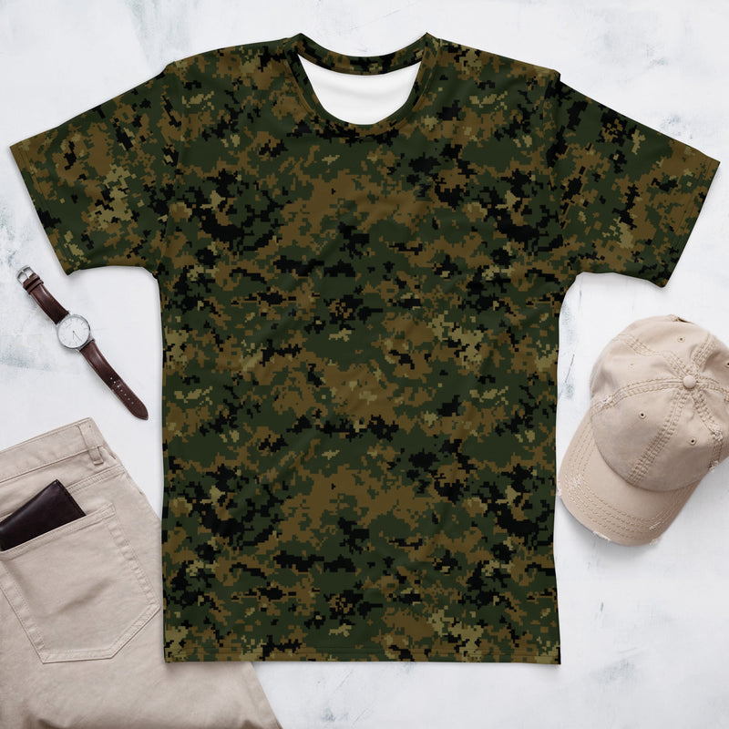 Digital Woodland CAMO Mens T-Shirt - XS