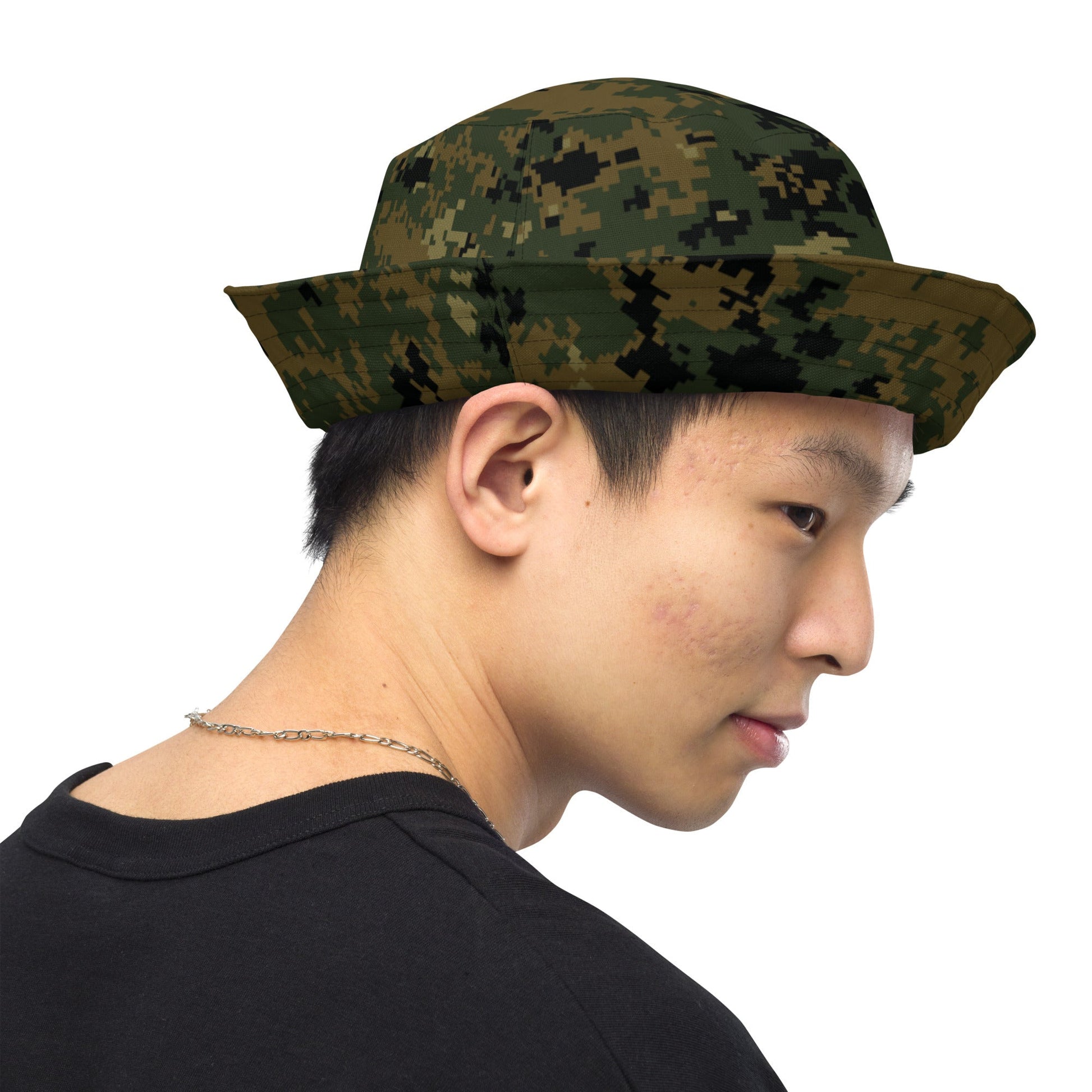 American Digital Woodland CAMO Reversible bucket hat - Bucket Hats