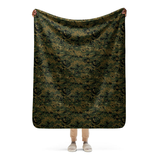 Digital Woodland CAMO Sherpa Blanket - 50″×60″