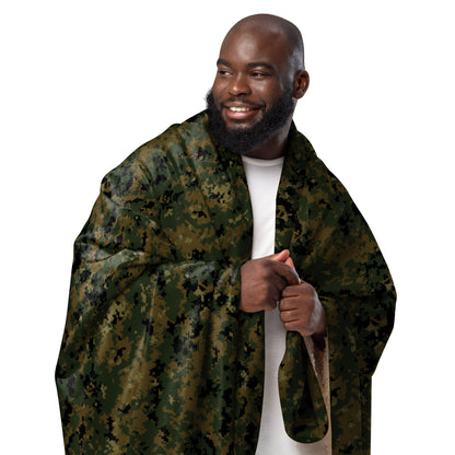 American Digital Woodland CAMO Sherpa Blanket