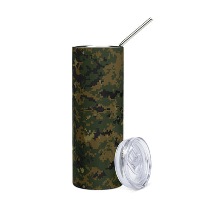 American Digital Woodland CAMO Stainless steel tumbler - Steel Tumblers