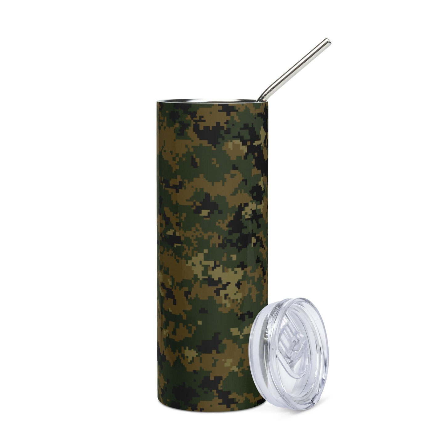 American Digital Woodland CAMO Stainless steel tumbler - Steel Tumblers