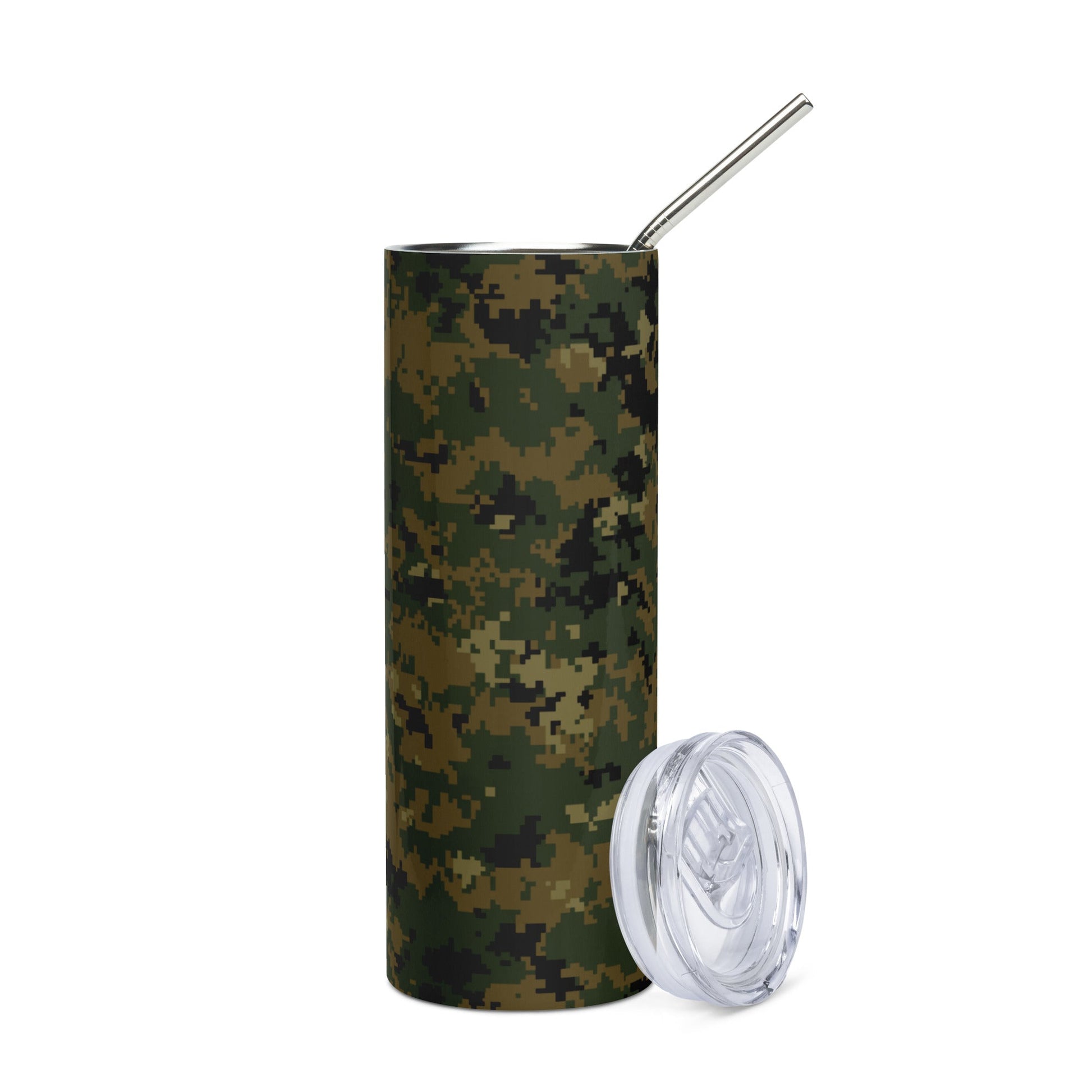 American Digital Woodland CAMO Stainless steel tumbler - Steel Tumblers