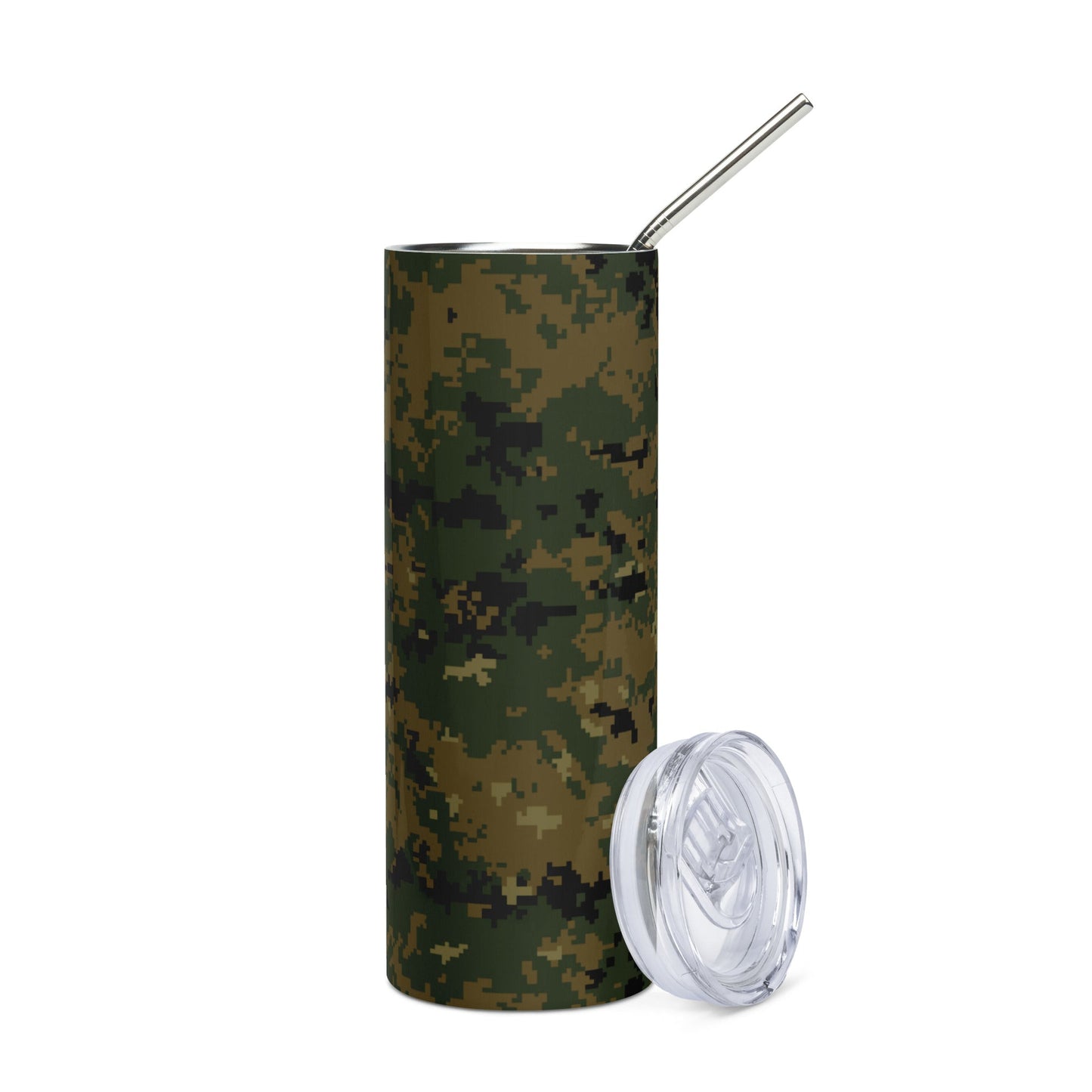 American Digital Woodland CAMO Stainless steel tumbler - Steel Tumblers